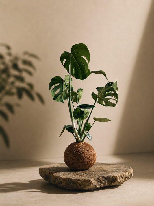 Kokedama Monstera Deliciosa